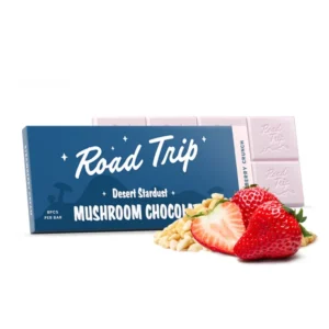Desert Stardust Mushroom Chocolate Bar - Strawberry Crunch